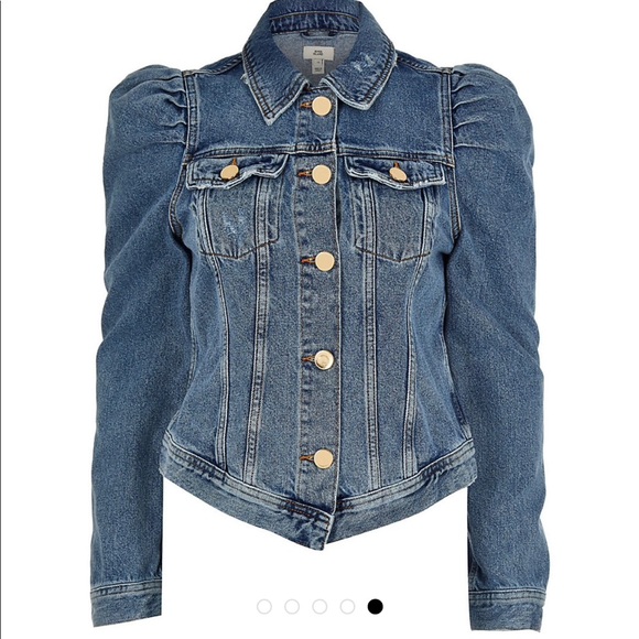 light blue denim jacket cropped